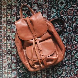 Madewell Transport Leather Rucksack